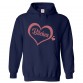 Bitches With Heart Classic Kids and Adults Girly Pullover Hoodie